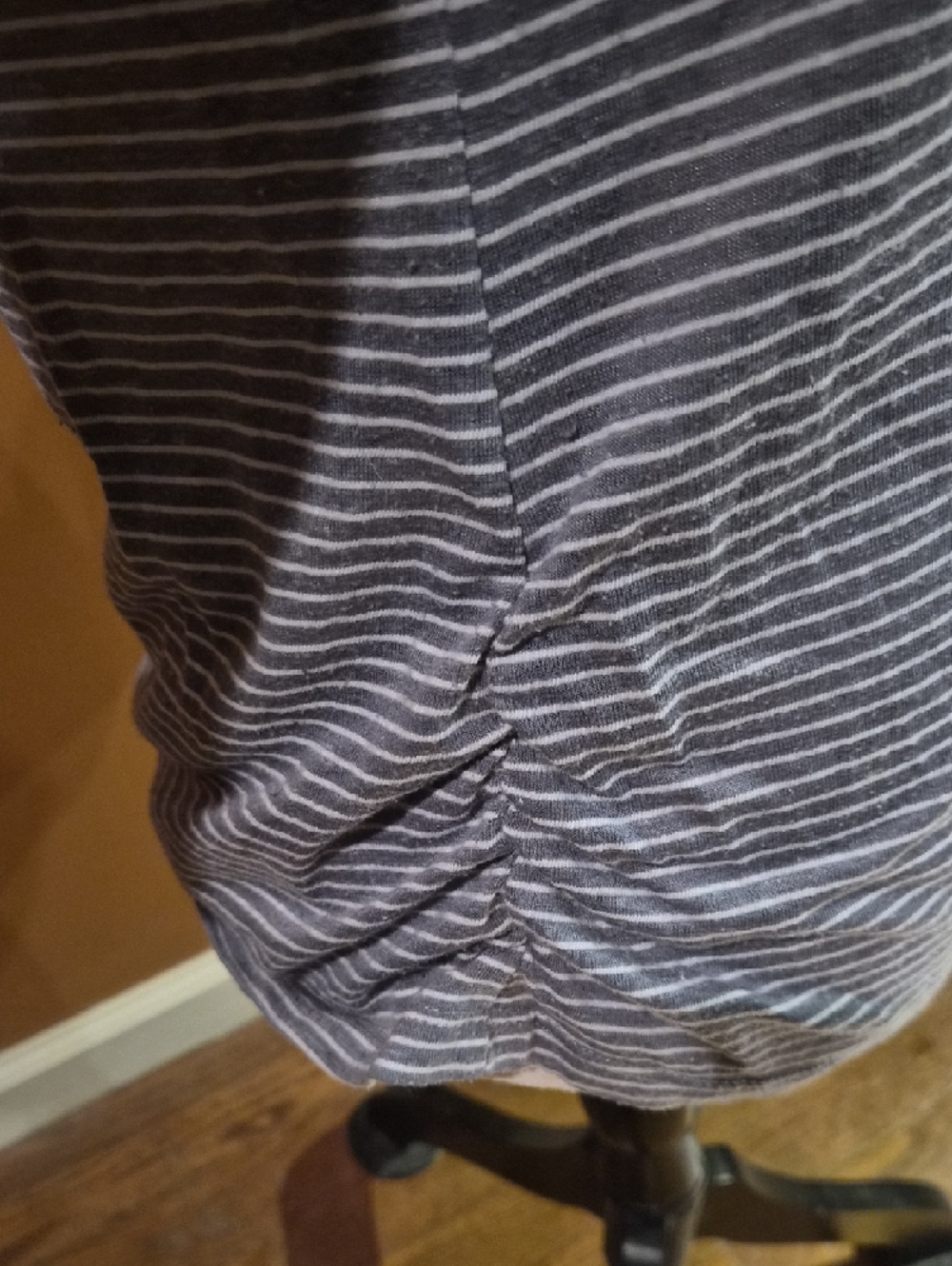 Sundance Striped Long Sleeve Women's Top - Gray/White - Picture 4 of 8
